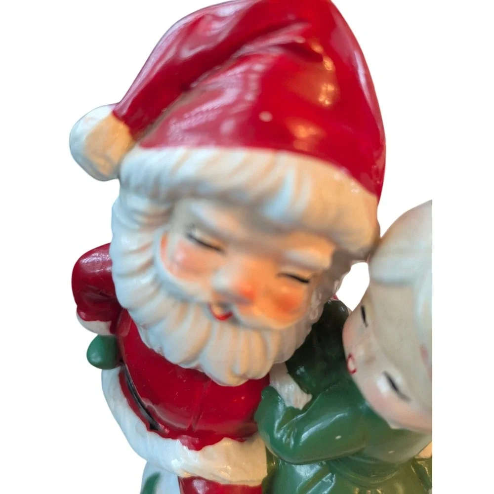 Vintage Mr Mrs Santa Music Box Jingle Bells Dance San Francisco Music Box‎ Co. –